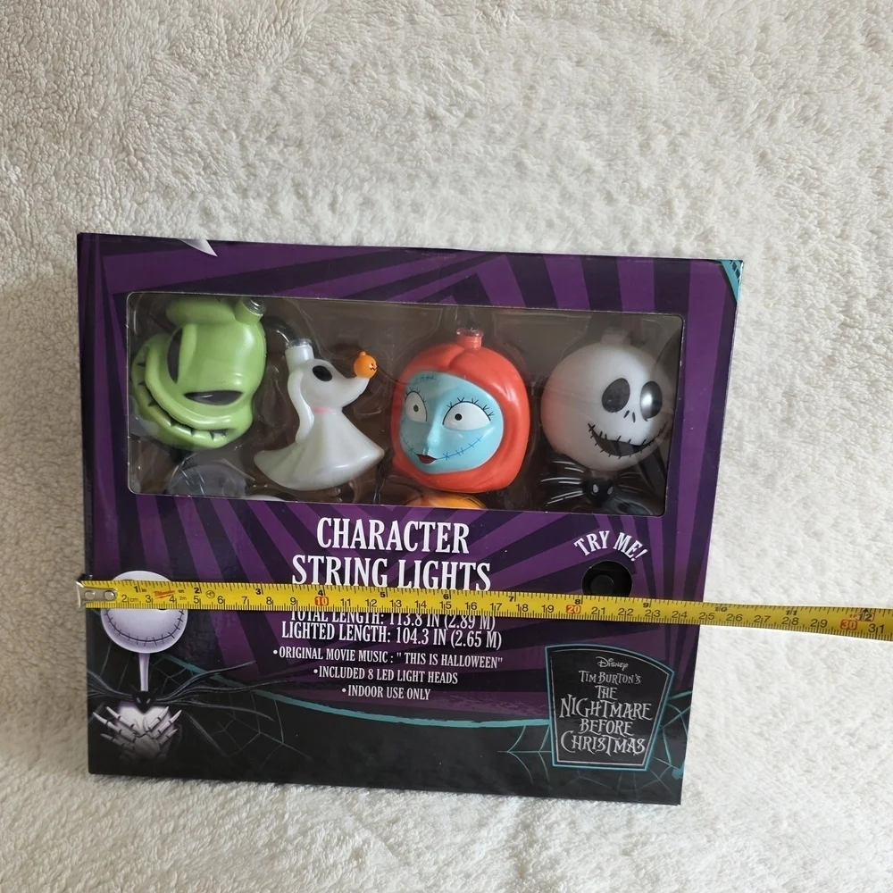 Nightmare Before Christmas Character String Lights